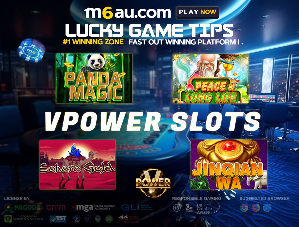 M6auOfficial_'s tweet image. M6's #VPOWER
Play with confidence at M6AU 🍀
Exceptional tips . Exceptional wins 🔥

#PANDAMAGIC
#PEACEANDLONGLIFE
#SAHARAGOLD
#JINQIANWA

Sign Up Now With M6AU
Enjoy AUD 36.66 
FREE For All New Member
LINK ON BIO ❤️.