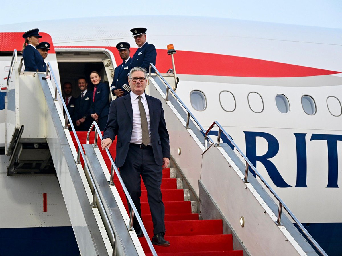 ani_digital's tweet image. UK PM Keir Starmer touches down in India on first official visit

Read @ANI Story | 
aninews.in/news/world/asi…
#UK #KeirStarmer #IndiaVisit