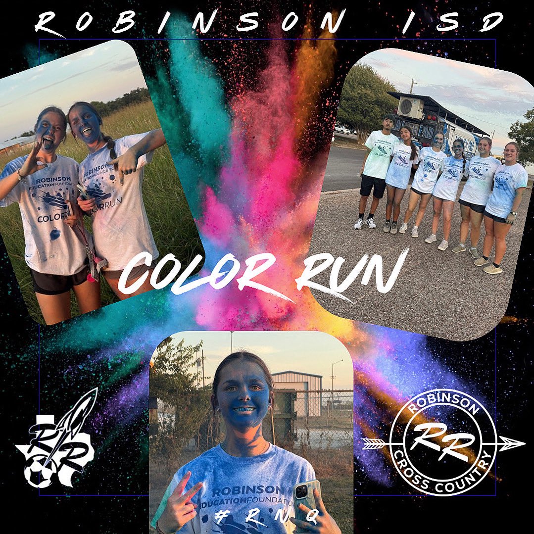 What a blast at the color run! Shoutout to the soccer players and cross country volunteers who came out today. Some of the players were definitely feeling the vibe! 🤣