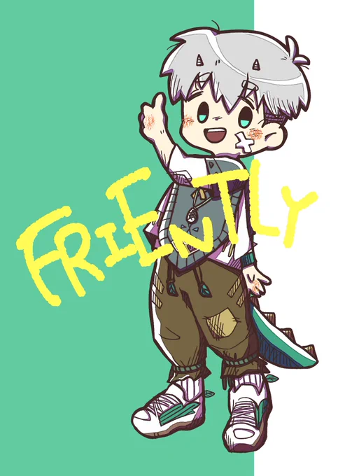 フレントリーのイラスト本の一部をチラ見せ!! 全員可愛く描けて満足です(⊙8⊙) 新キャラもいいのができたと思ってる( ・'ー・`)ドヤ