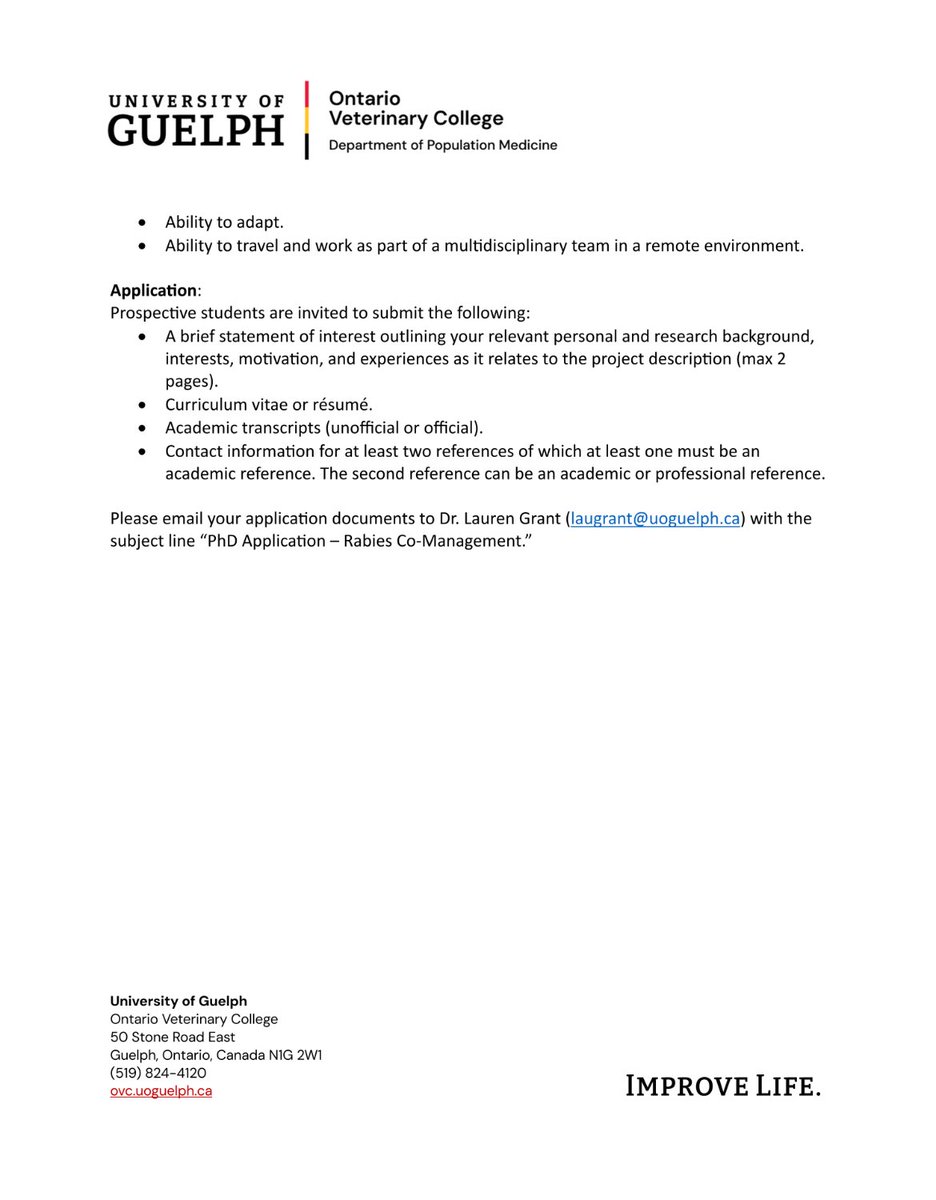 PhD opportunity in population medicine