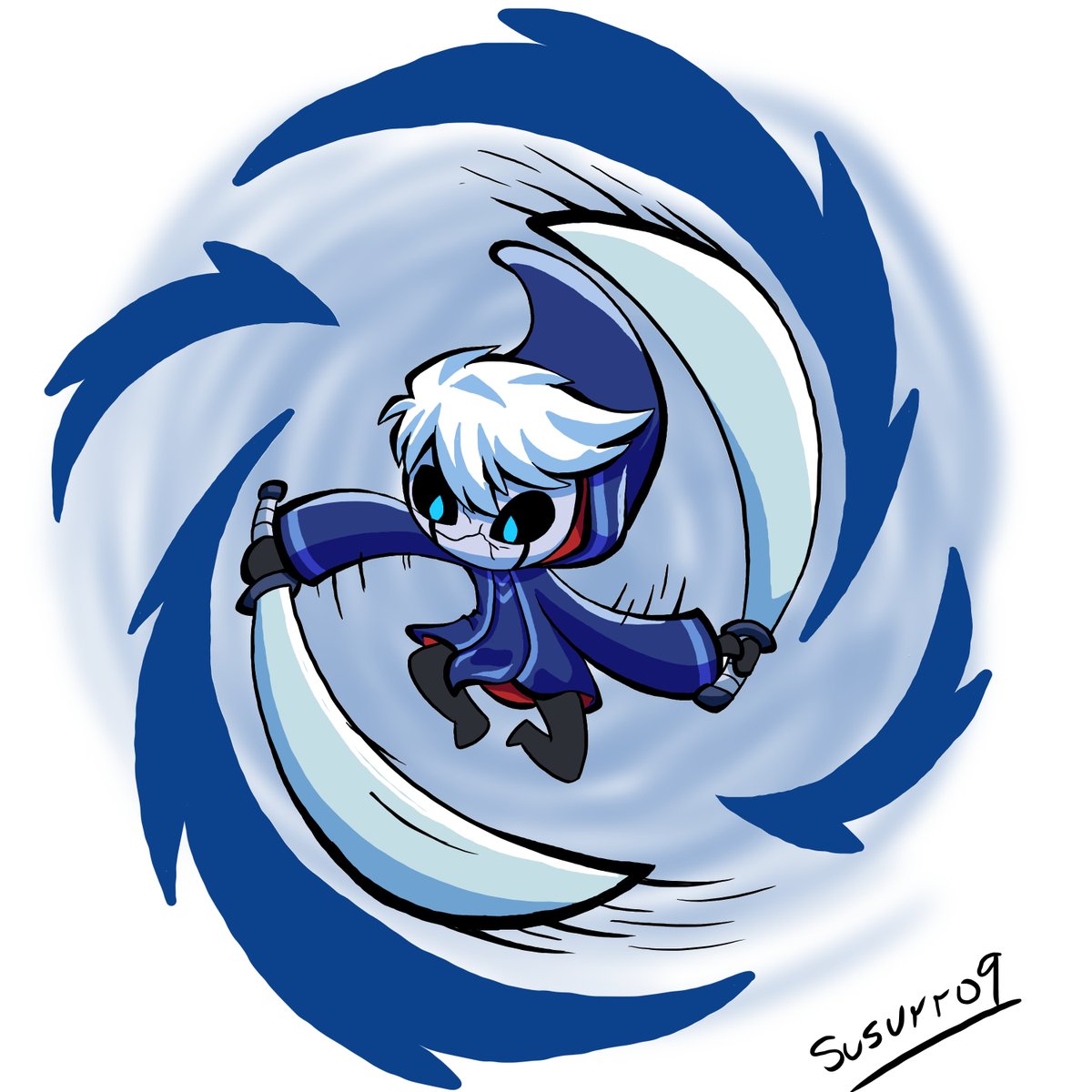 Susurro92's tweet photo. Day 7: Blue Fire
If the legend of Zelda and Hollow Knight had a child it would be this game.

#bluefiregame
#indietober https://t.co/CRTDQJkxyv