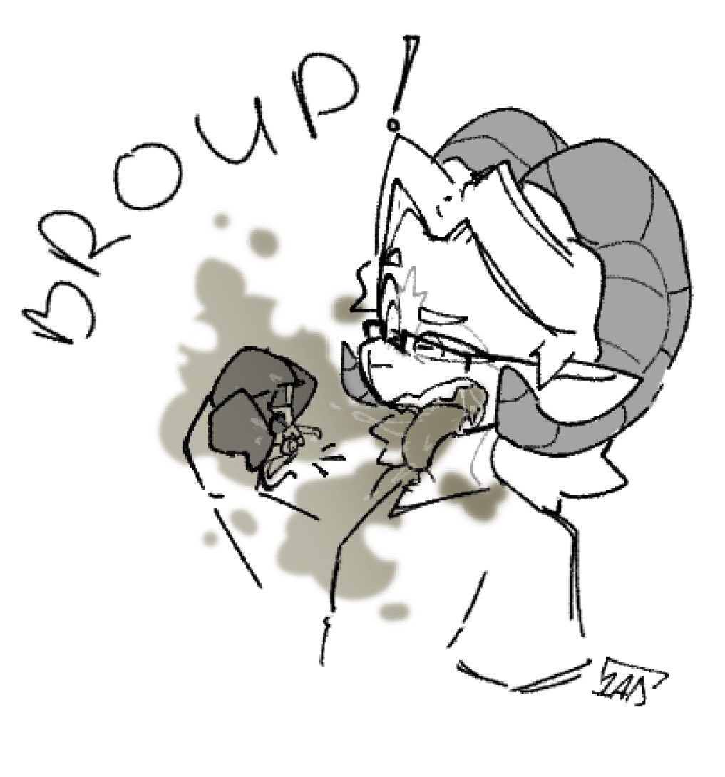 Don’t mind me, just giving a lil guy some ‘fresh air’ after a big meal.