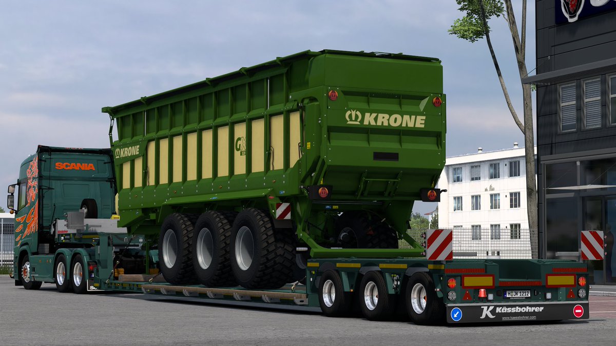 Yujin_Logistik's tweet image. #ets2 #EuroTruckSimulator2 #scssoftware #Scania  #KroneUK #kroneagriculture