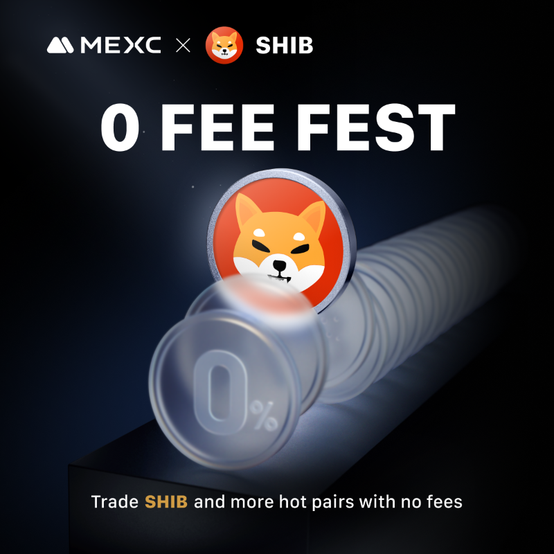 MEXC's tweet photo. Hey $SHIB Army 🐾 Why pay fees when you can trade for FREE? @Shibtoken

$SHIB trading on MEXC = 0 fees, 100% vibes. Let the dogs run wild 🔥

👇 Trade now &amp; join the 0 Fee Fest!