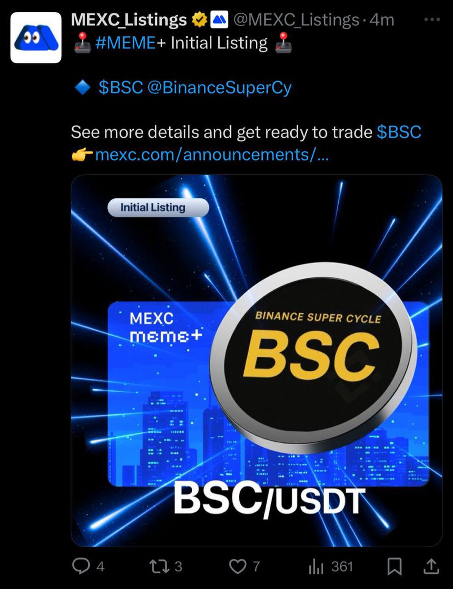dangloc85's tweet photo. Buy Binance Super Cycle before @binance listing 
0x6331bf8d601f0d7f0d2101772af5137c418c4444 https://t.co/JnLweIMyuR
