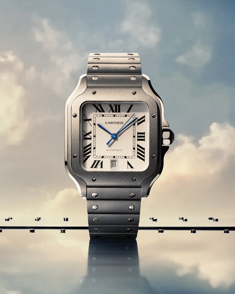 tiempoderelojes's tweet image. El Santos de @Cartier vuelve a escena con una reinterpretación que busca modernizar su legado sin alterar su esencia. En esta entrega, la casa apuesta por una versión en titanio —más ligera y discreta— y otra en acero con carátula negra que privilegia la funcionalidad con una…