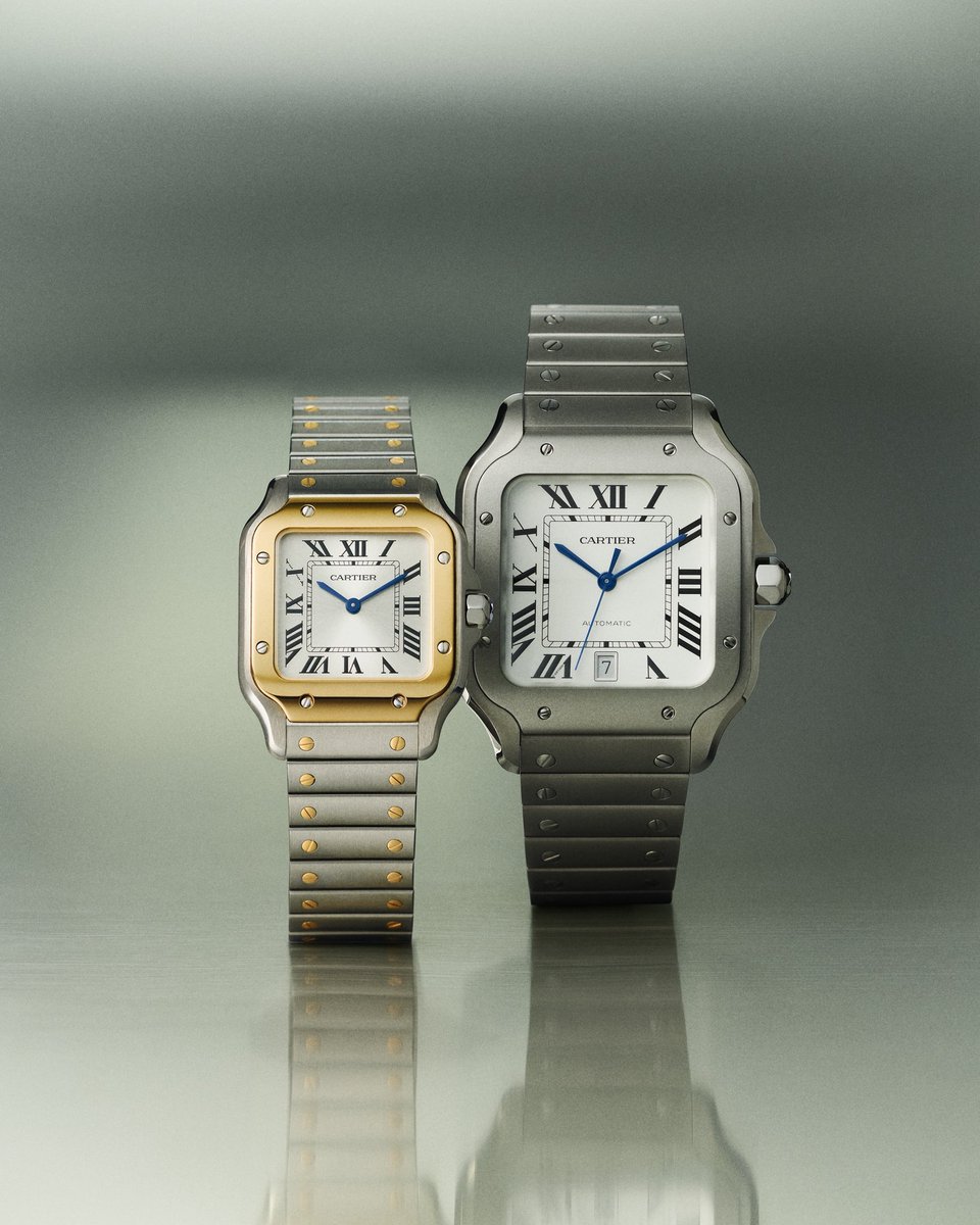 tiempoderelojes's tweet image. El Santos de @Cartier vuelve a escena con una reinterpretación que busca modernizar su legado sin alterar su esencia. En esta entrega, la casa apuesta por una versión en titanio —más ligera y discreta— y otra en acero con carátula negra que privilegia la funcionalidad con una…