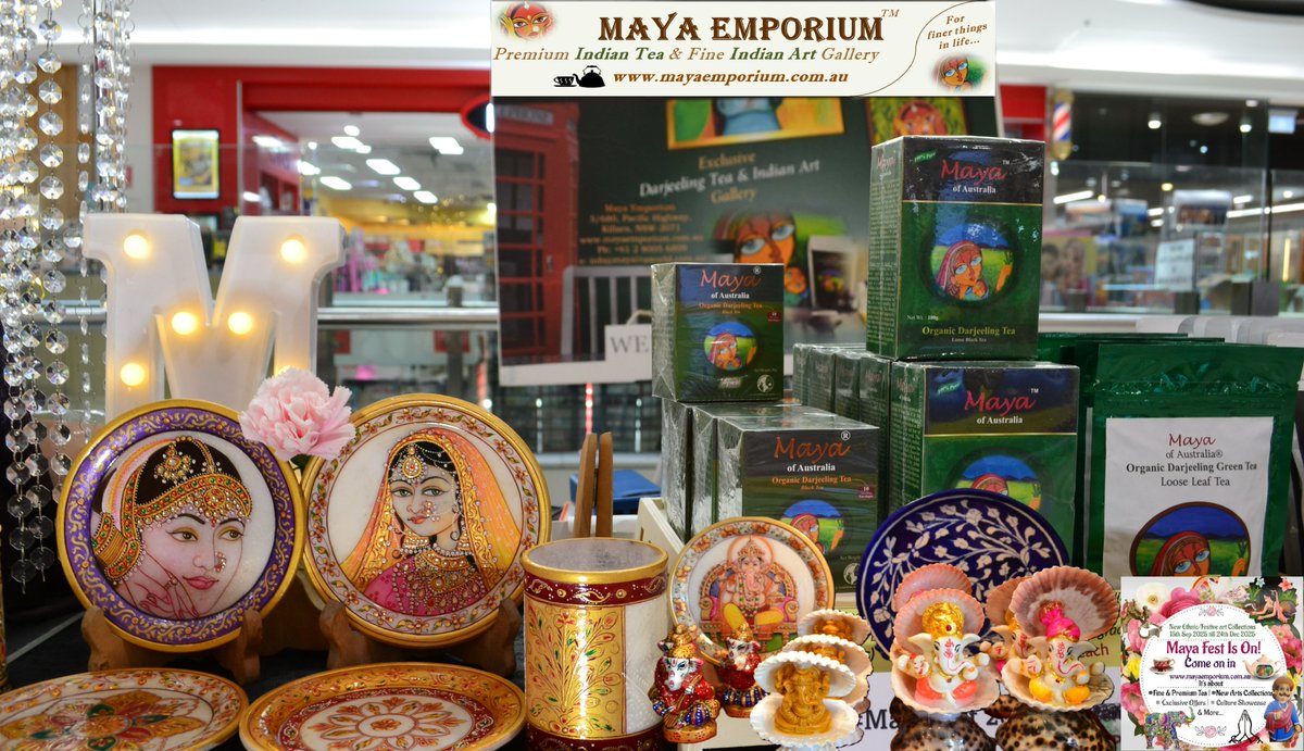 MayaIndianArts1's tweet photo. Exhibition of our Maya Indian #Ethnic #FestiveCollection 2025-#handmade With Heart @ #Pittwater last weekend. #MayaEmporium #mayaofaustralia #indianteainaustralia #indianteainnewzealand #IndianTea #IndianArts #looseleaf #MayaFest2025 #festivetime #FestiveGifts #Homedecor #gifts https://t.co/5dzTksdDRV