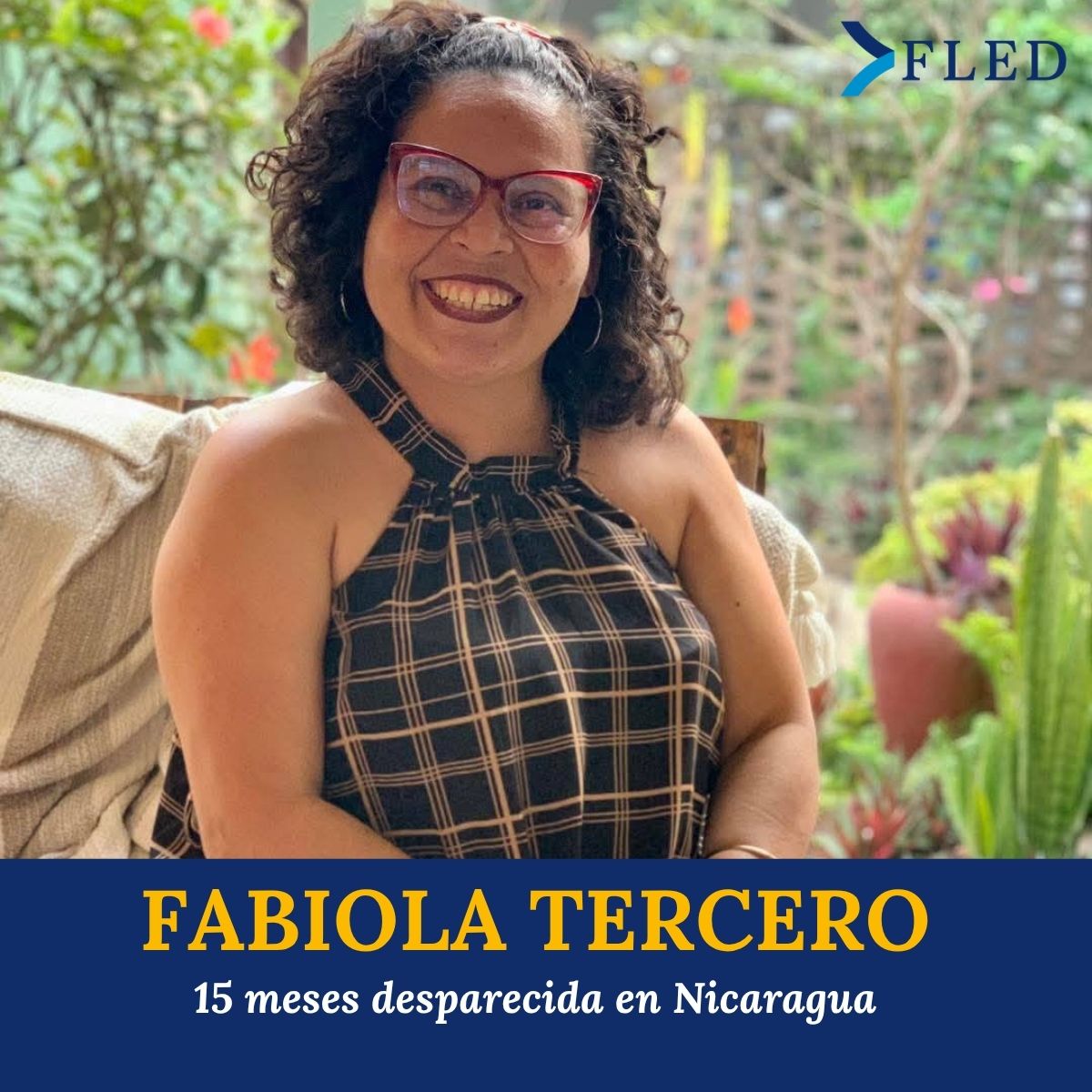 1 año y 3 meses de la desaparición forzada de Fabiola Tercero.

El Estado de Nicaragua tiene la obligación de brindar información sobre su paradero y cumplir con sus compromisos internacionales en materia de derechos humanos.

#FabiolaTercero #DesapariciónForzada #Nicaragua