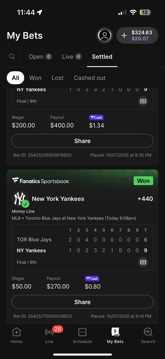 Some more wins from Zach up 11.5U on the day!
#Gambling𝕏