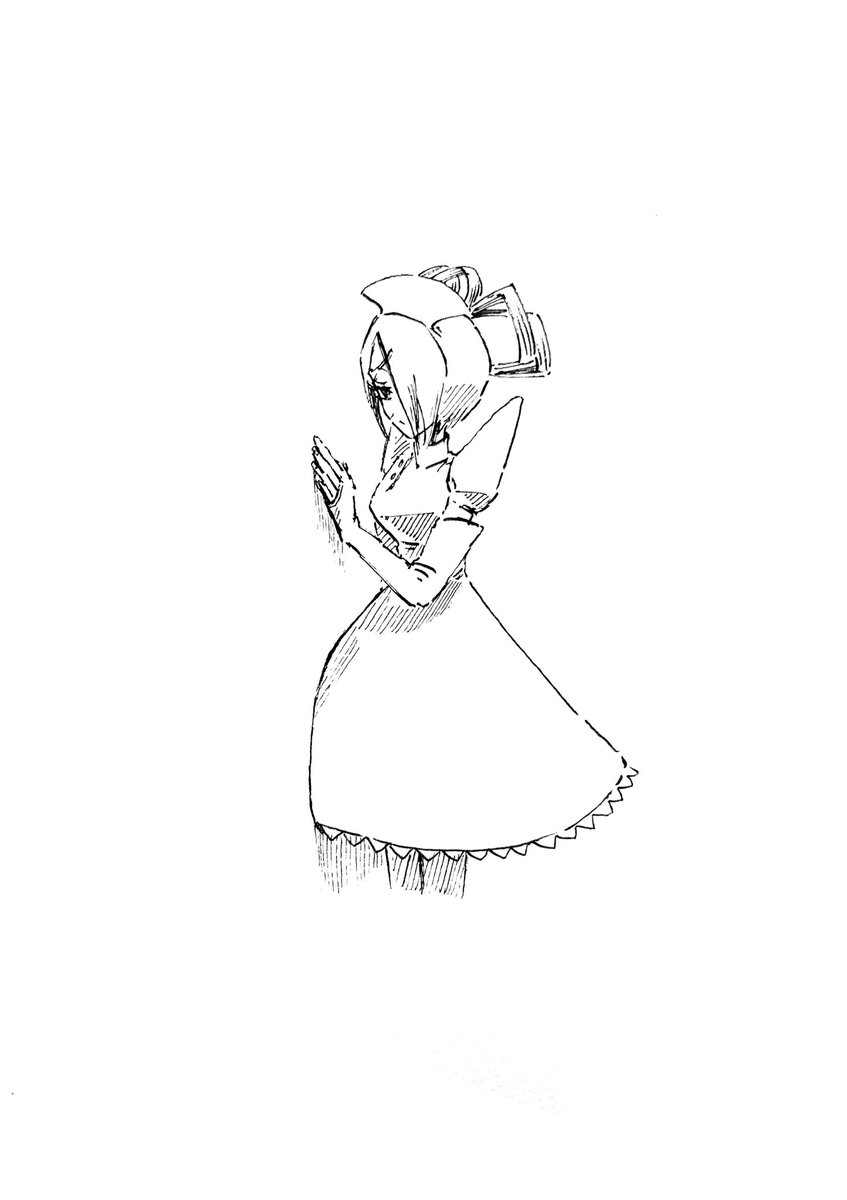 お昼のラクガキ
ナースのカタギリさん