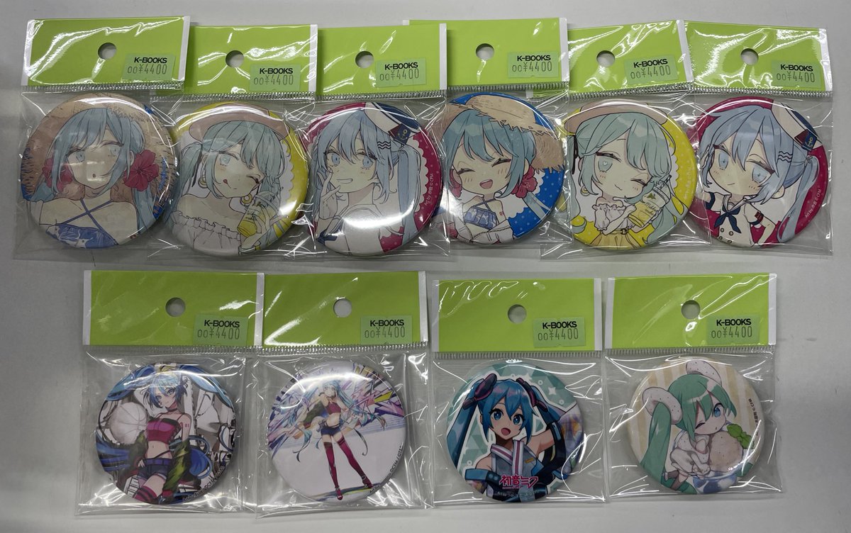 入荷情報】 ボーカロイド 初音ミク 缶バッジ 入荷しました！ #kbooks