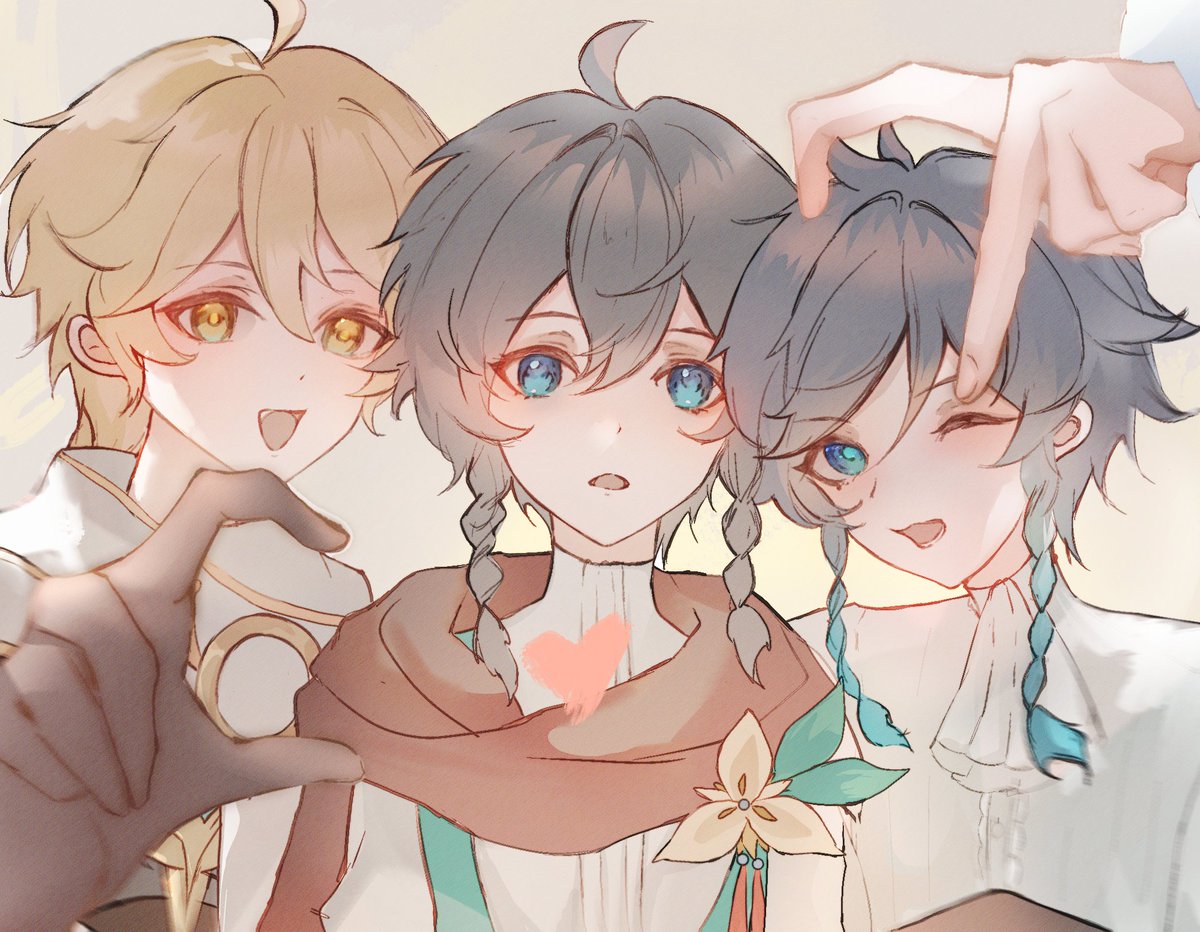 我们也想带你看看这盛世
温空温cp，风少cb
#NamelessBard #微风与少年
#温迪 #原神 #空
#venti #venther #GenshinImpact  #aeventi
#aether  #温空 #ウェン空