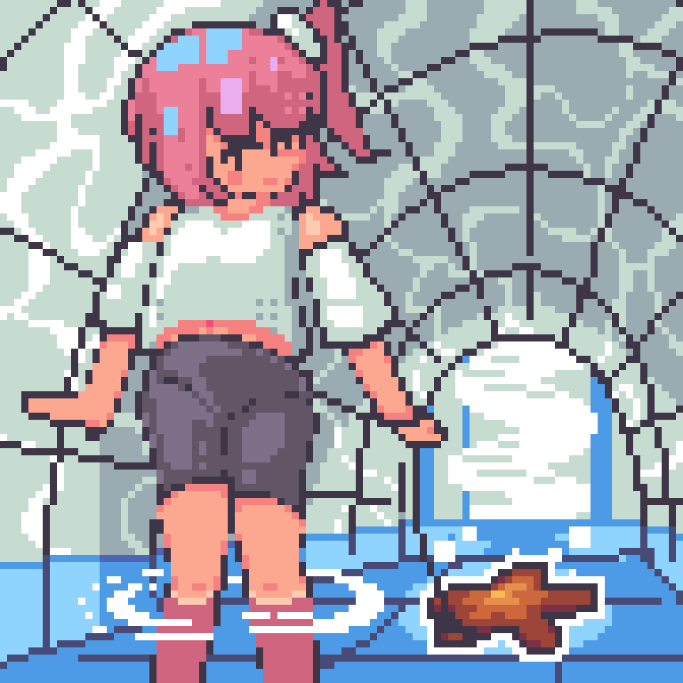 #ドット絵 #pixelart #Inktober2025 
Day 7: Starfish