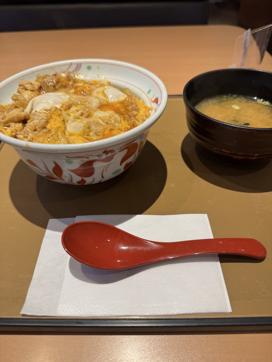 お昼時間ですね🌟

いつもお世話になっているやよい軒様の親子丼を添えて🍚