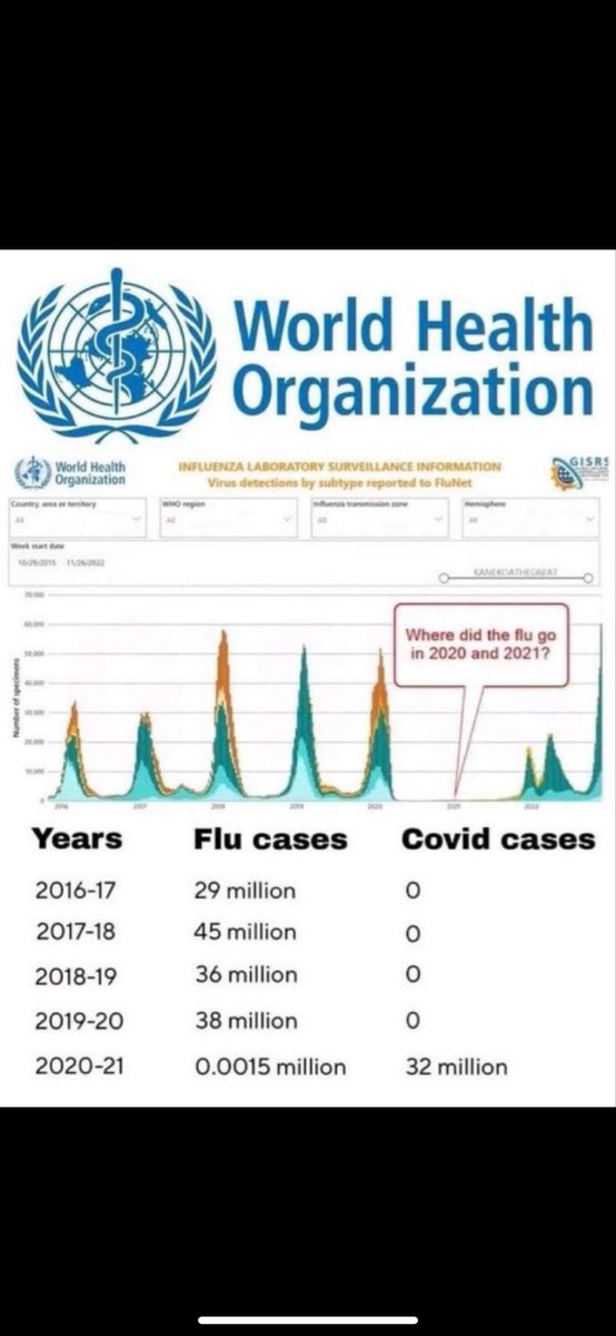 duzBme's tweet image. Where did the flu go 2020-21?
Ireland 🇮🇪 had zero cases of influenza in the whole of 2020. 

Miracle ….. or COVID-19 (coronavirus) is the Flu.  Are you awake yet? #CovidHoax #Plandemic - WHO LIED?