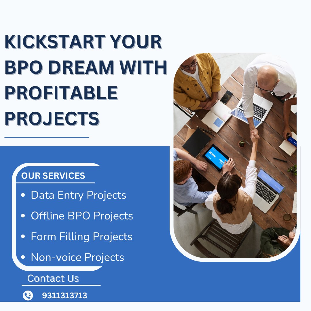 SJosheph48267's tweet image. 💼 Empower your business with trusted BPO Projects
Grow your business with us
100% Payment Security
Minimum 5 seats Required
Call us: 9311313713
.
.
.
#BPOProjects  #FormFillingProjects, #DataEntryProjects,  #NonVoiceProjects #ZoeticBPO #MaharashtraBusiness #GujaratBusiness