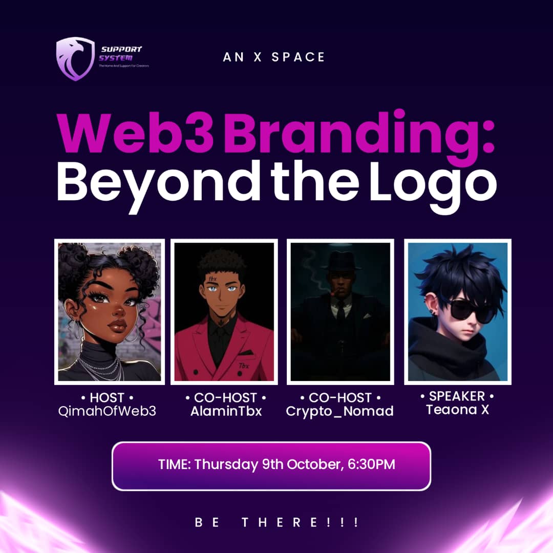 QimahOfWeb3's tweet image. Let’s talk Branding, what it really means beyond logos and colors.

From personal brands to project identity, we’ll break down how to build something people remember and trust.

Join the conversation, share your thoughts, and learn how to make your brand stand out in the crowd.…
