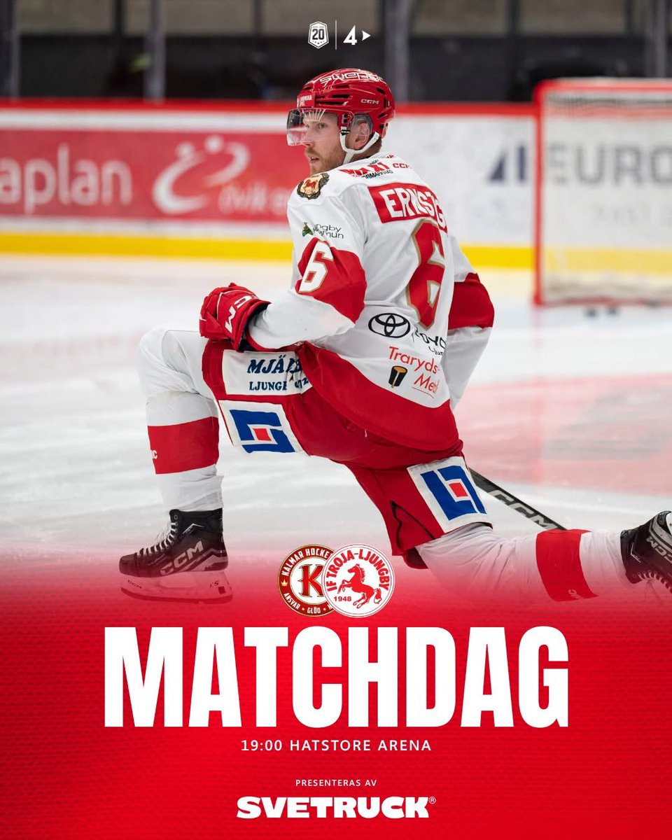 trojaljungby's tweet image. Matchdag!

🆚 Kalmar HC
📍Hatstore Arena
🕖 19:00
📺 Se matchen på TV4 Play