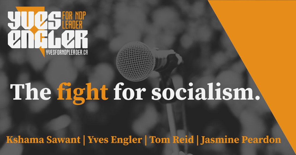 Yves Engler for NDP Leader (@yvesforndp) on Twitter photo TOMORROW 7PM ET — Webinar featuring <a href="/cmkshama/">Kshama Sawant</a> <a href="/EnglerYves/">Yves Engler</a> , Tom Reid & <a href="/jaspeardon/">jasmine</a> on the fight for socialism. The event comes on the heels of our policy drop at NDP2026.ca. Not to be missed - and all are welcome! Find out more & register: us06web.zoom.us/webinar/regist… TOMORROW 7PM ET — Webinar featuring <a href="/cmkshama/">Kshama Sawant</a> <a href="/EnglerYves/">Yves Engler</a> , Tom Reid & <a href="/jaspeardon/">jasmine</a> on the fight for socialism. The event comes on the heels of our policy drop at NDP2026.ca. Not to be missed - and all are welcome! Find out more & register: us06web.zoom.us/webinar/regist…