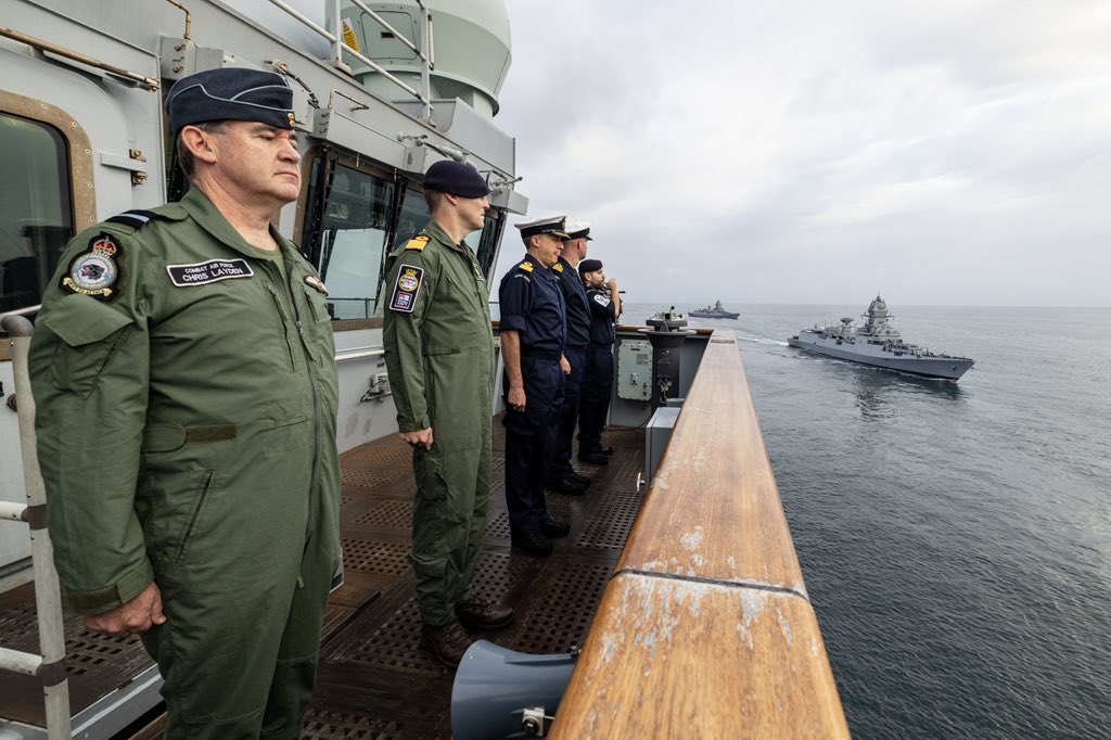 UK Carrier Strike Group tweet media