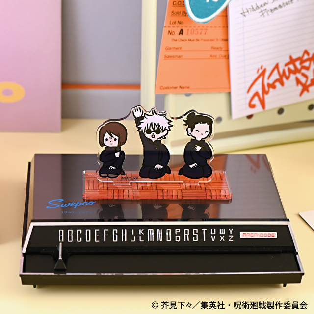 【#呪術廻戦】
マークウッドより
TVアニメ『呪術廻戦』と #ビィズニィズ コラボグッズ第1弾＆第2弾の再販が決定！

グラフィティが映えるY2Kデザインのエンベロープケースやアクスタ等がラインナップ✨

🗓️本日10／16より予約受付開始
詳細：ani-cyu.jp/category/72-ju…

#TOHOanimation_goods