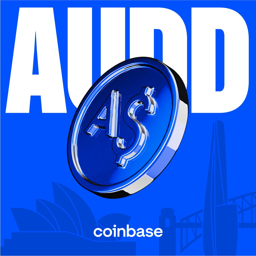 G’day, AUDD.

We're excited to be supporting stablecoins Down Under, with the leading Australian digital dollar, AUDD now available on Coinbase.

Onramp and offramp like a pro, with fees on our USDC/AUDD pair just 0.05%.

For more info, check our blog post ↓