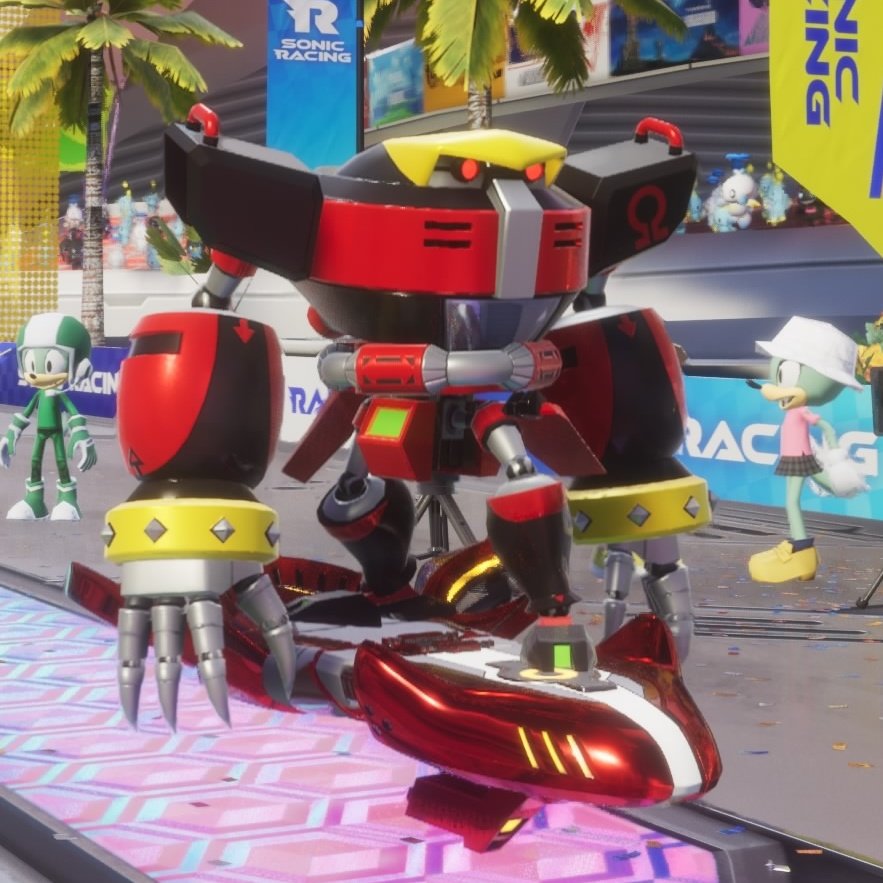Omega in Sonic Racing CrossWorlds!