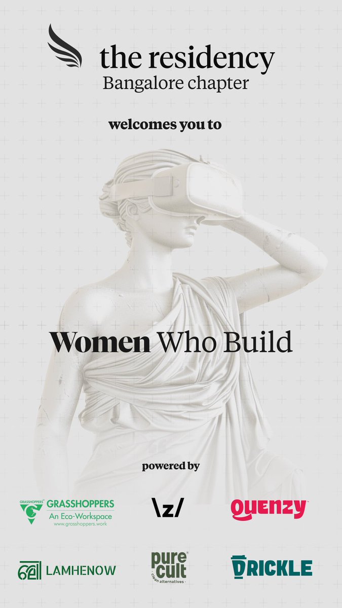 NimishaChanda's tweet image. Today, we are hosting 25 women who build, lead and create under one roof. 

And we couldn’t have done it without the incredible brands backing us up. 

Workspace partner - Grasshoppers
Fuel Partner - @letsdrickle 
Venue Partner - @BLRxZo 
Community Partner - @DrinkQuenzy…