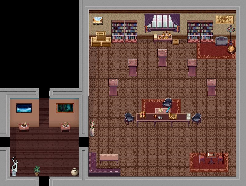 Father's office.

#visual_novel #vn #videogame #indie #indiedev #gamedev #steam #rpg_maker #otome #otomegames #indiegames #indiegame #IndieGameDevs