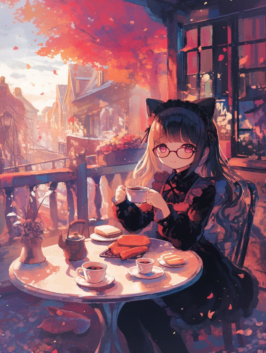 久々の映画館。メガネ忘れたー。免許はメガネ無しで更新できるけど、暗いと見づらいのよな。

#AIイラスト
#AIart
メガネとメイド猫