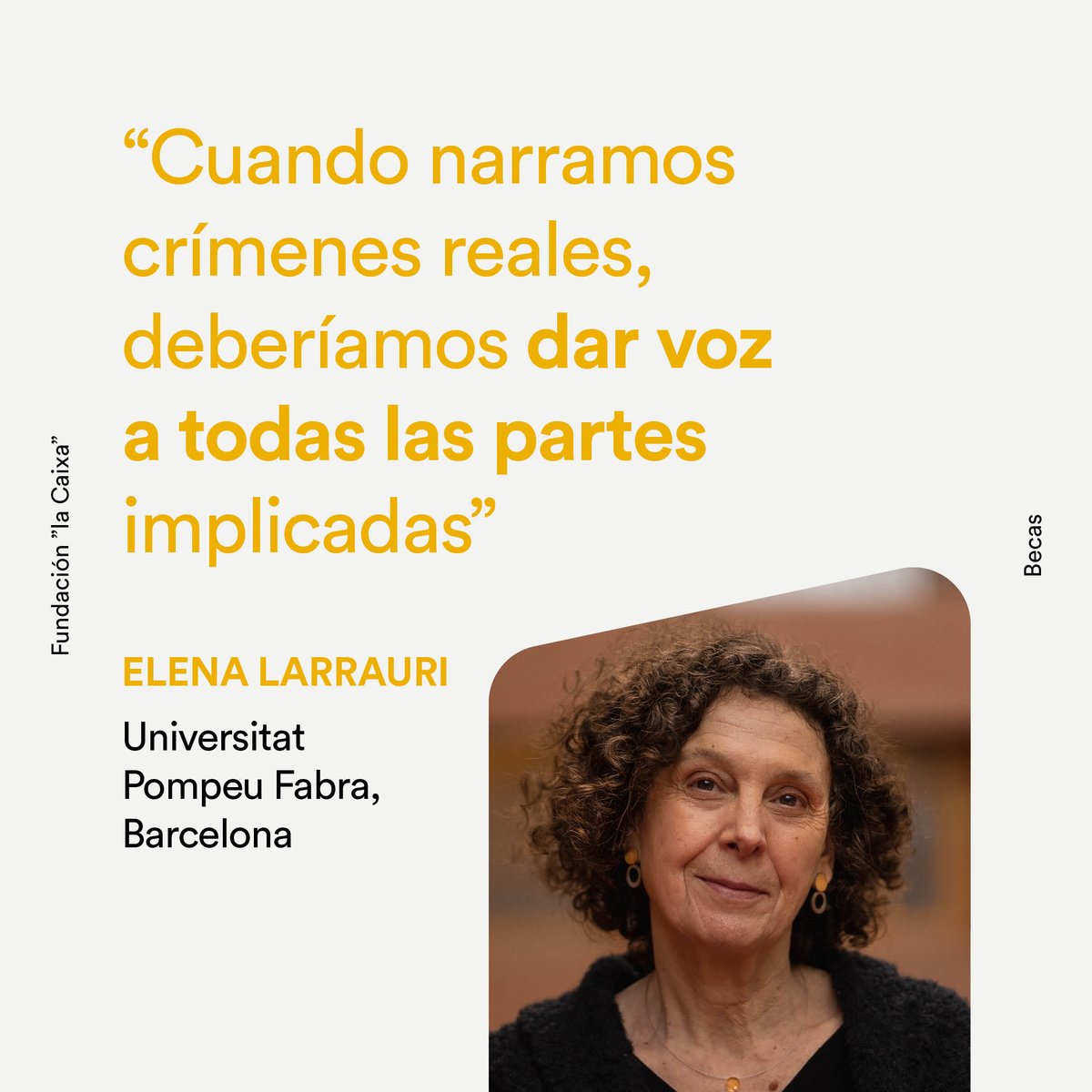 El “true crime” engancha… pero no todo vale.⚠️📺

Contar un crimen real exige respetar a las víctimas y evitar el sensacionalismo. ¿Cuáles son los límites éticos que nunca deberían cruzarse?

2⃣ #becariasFundlaCaixa nos dan la respuesta en nuestro blog.👇