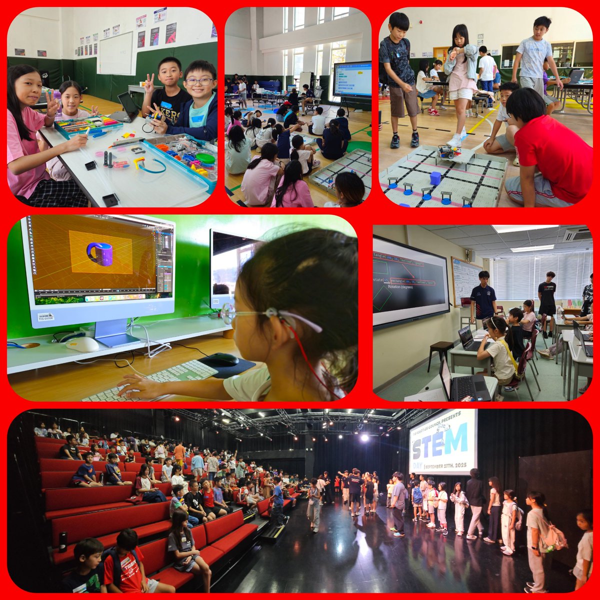 markdthorne's tweet photo. Huge turn out for TIS STEM Day! We are so proud of our Robotics Council students for completely organizing and running such a successful event! Great work guys, the younger kids loved being taught by you! #tismacao https://t.co/WNPA7Gor7w