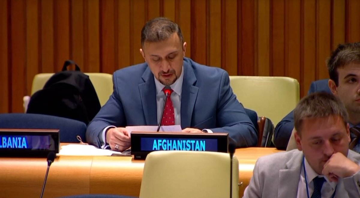 faiq_naseer's tweet image. At #UNGA80’s 6th Committee, Afghanistan🇦🇫 condemned terrorism in all its forms, warning that the Taliban’s harboring of Al-Qaida, TTP &amp;amp; others has turned our country into a hub for global terror.
Afghanistan urged genuine, non-selective counter-terrorism &amp;amp; accountability for all…