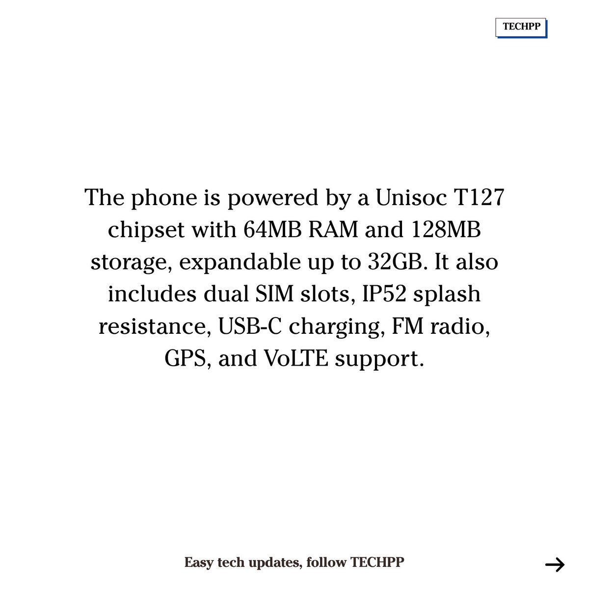 techpp's tweet image. HMD Touch 4G hybrid phone launched in India at ₹3,999

#HMD #Touch4G #FeaturePhone #4G