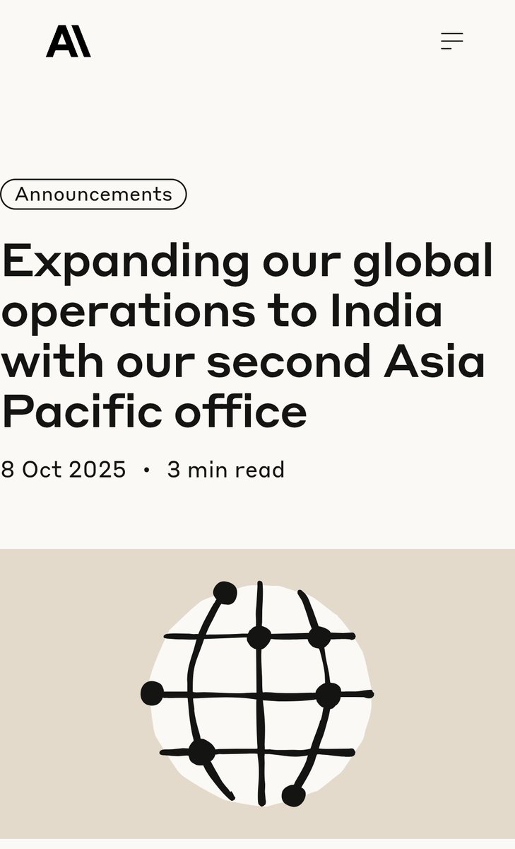 Anthropic -&gt; Banglore 
Here We Go🎉