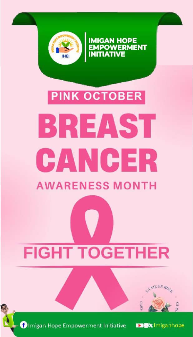 imiganhope's tweet image. Let’s Fight Cancer Together 🎗️

Cancer is not a battle to be faced alone, it’s a journey that calls for unity, strength, and hope. Together, we can raise awareness, support those in need, and stand as one voice for healing and courage. 

 #SupportAndStrength #TogetherWeCan
#IHEI