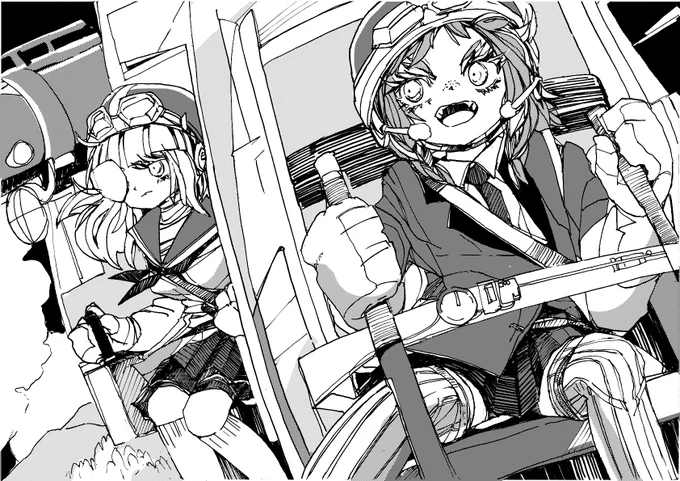 二週間前くらいから線画の表現を替えてみたのだけれど、個人的感想としては描線が今の時代っぽくなった気がするのですが、10代20代の方々はどう感じておられるのだろう

←2025年9月21日作画    2025年10月4日作画→ 