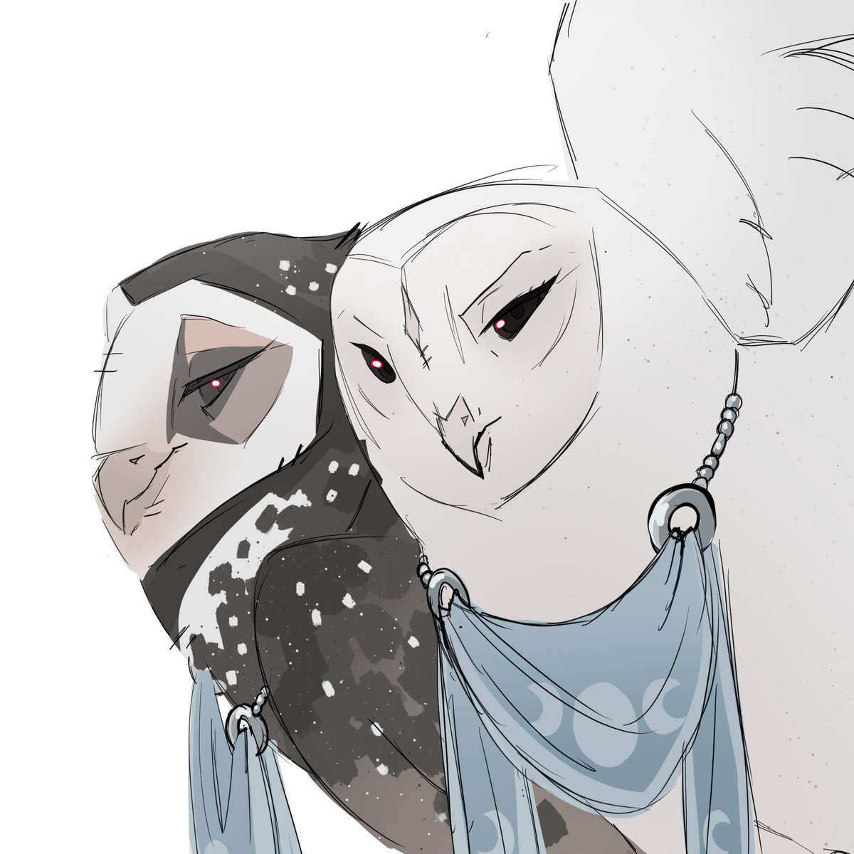 Just a couple of no goods ready to mess some owls up. 

[ #guardiansofgahoole #owls ]