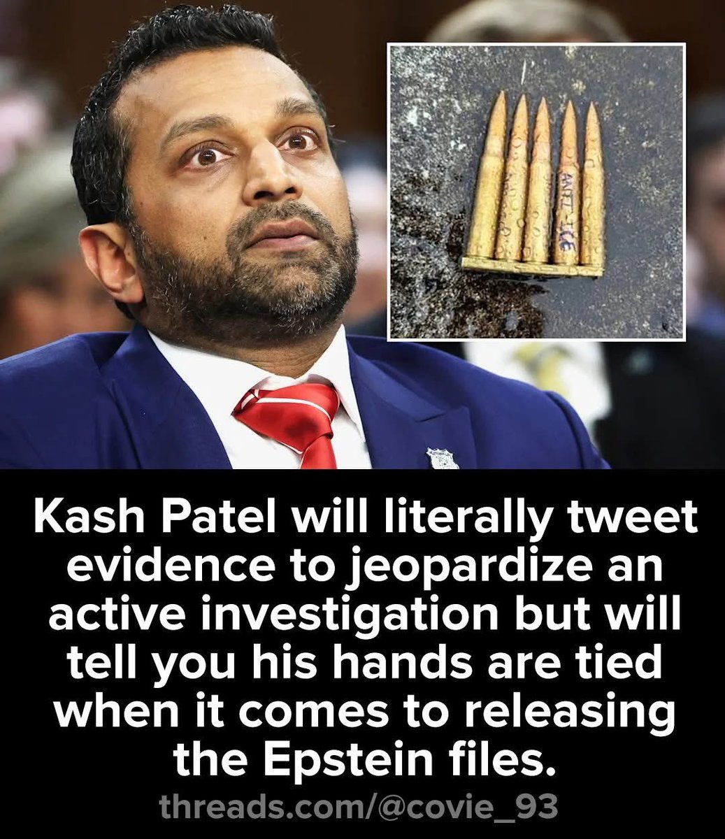 ukemonde's tweet image. Stay focused #patel 
#TrumpEpsteinCoverUp