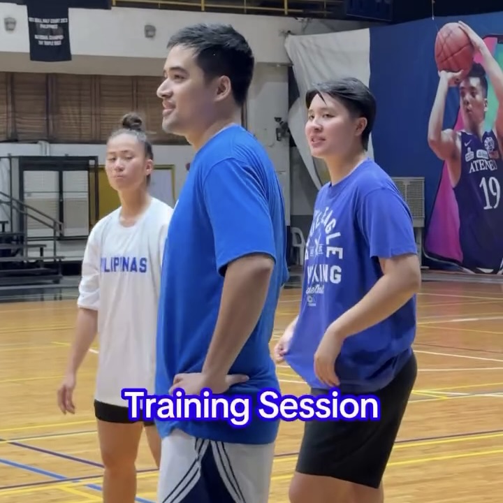 OneSportsPHL's tweet photo. MAYOR VICO INSIDE THE EAGLES' NEST 🦅

Pasig City Mayor Vico Sotto, along with alumni Jhaz Joson, Yunika Angala, and Selina De Dios, joined the Ateneo Blue Eagles women’s basketball team for a special training session!

#UAAPSeason88 #LegendsStartHere https://t.co/EGorPrV40T