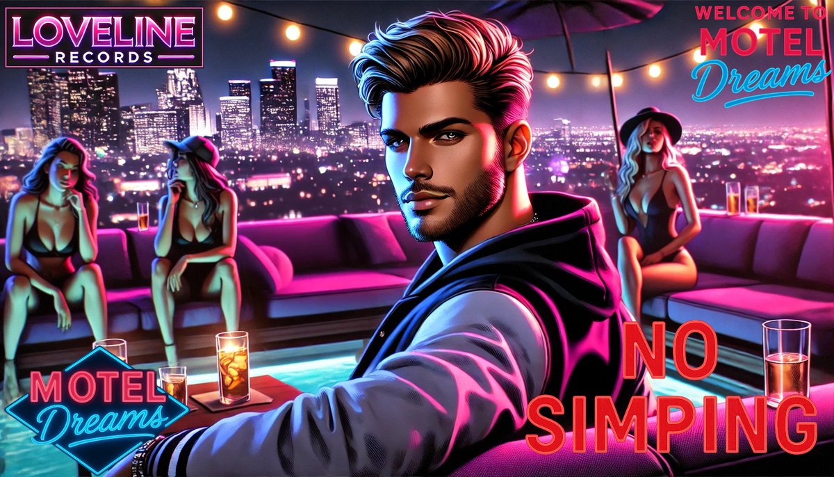 LovelineRecords's tweet photo. 🎧 OUT NOW — Motel Dreams “NO SIMPING”
Modern Pop / R&B with falsetto vocals, bass & attitude.
No heartbreak. No games. Just pure vibe.

➡️ Watch on YouTube → https://t.co/M2dPAV4By2
🎧 Stream everywhere → 
https://t.co/qTqv0NVM6u

#MotelDreams #NoSimping #LovelineRecords #NewMusic #Pop #UrbanPop #RNB #BassPop #Falsetto #TrapBeats #SubBass #SmoothVocals #EmotionalPop #LateNightVibes #DistroKid #Spotify #AppleMusic #iTunes #AmazonMusic #YouTubeMusic #StreamingNow