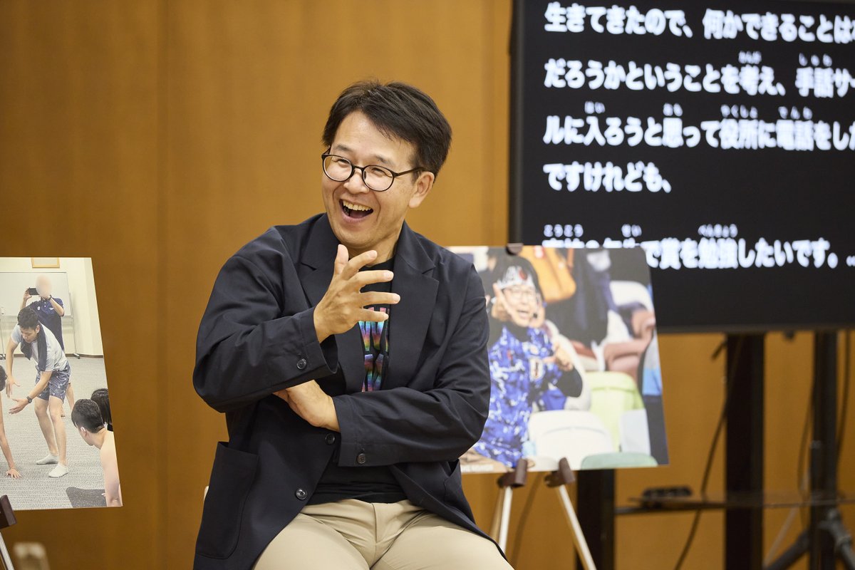 sports_tokyo's tweet photo. 日常の通訳から国際大会の現場まで、普段は見えにくい“手話通訳士の舞台裏”やその専門性、やりがい、社会における重要性について迫りました…！

《ファシリテーター》
🌸#川俣郁美 さん

《パネリスト》
🌸#江原こう平 さん
🌸#佐藤晴香 さん
🌸#橋本一郎 さん

#デフリンピック｜今日で #あと38日 https://t.co/f3HRXvWFkG