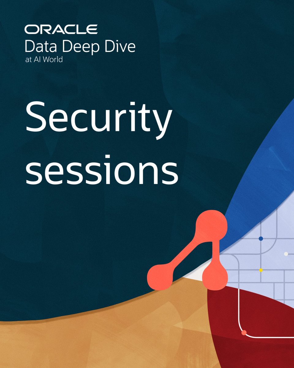OracleExadata's tweet image. Don’t miss the security sessions at Oracle Data Deep Dive at #AIWorld that help you keep your business-critical data safe from cyber threats, ransomware attacks, and data breaches while simplifying compliance. See the security sessions: social.ora.cl/6013AYC7T
