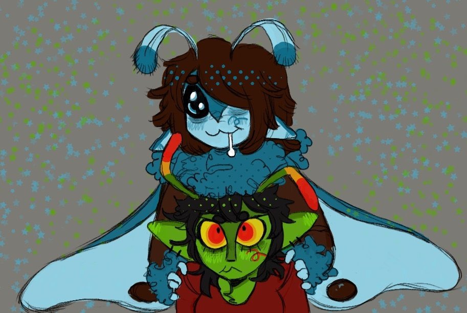 me and my husband matching bugz