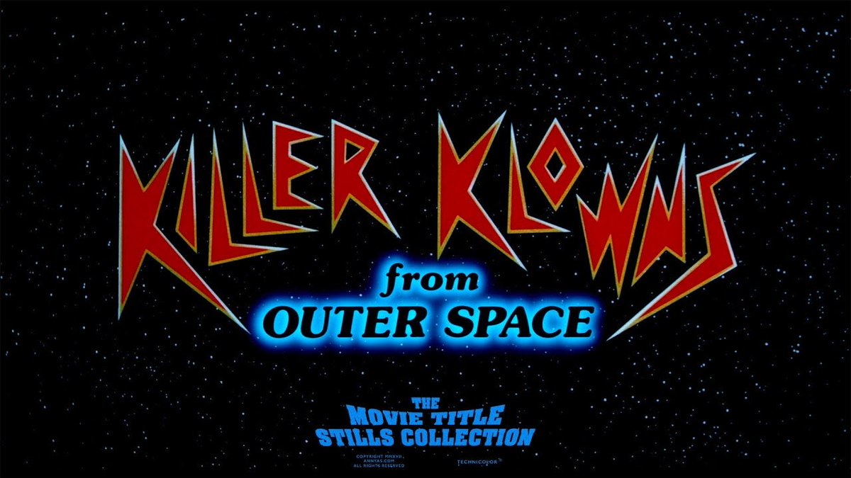 sinist3rgore's tweet image. killer klowns from outer space (1988)