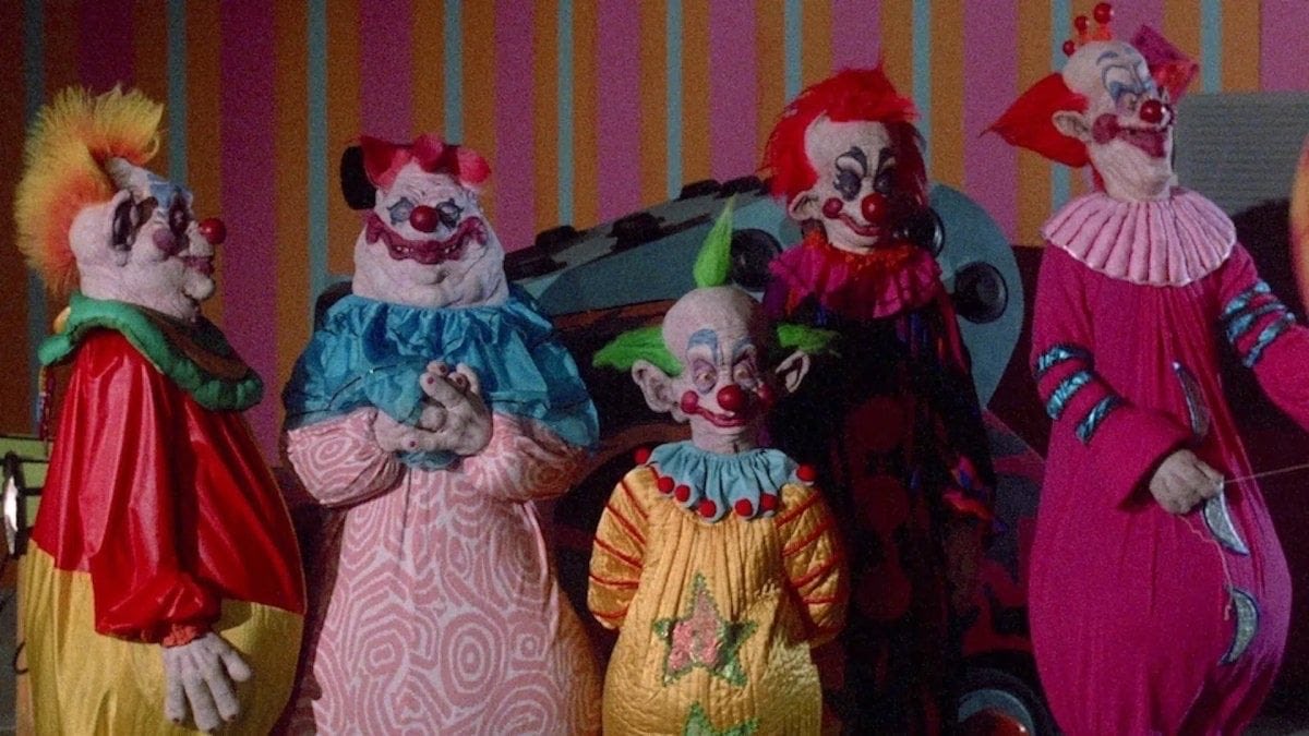 sinist3rgore's tweet image. killer klowns from outer space (1988)