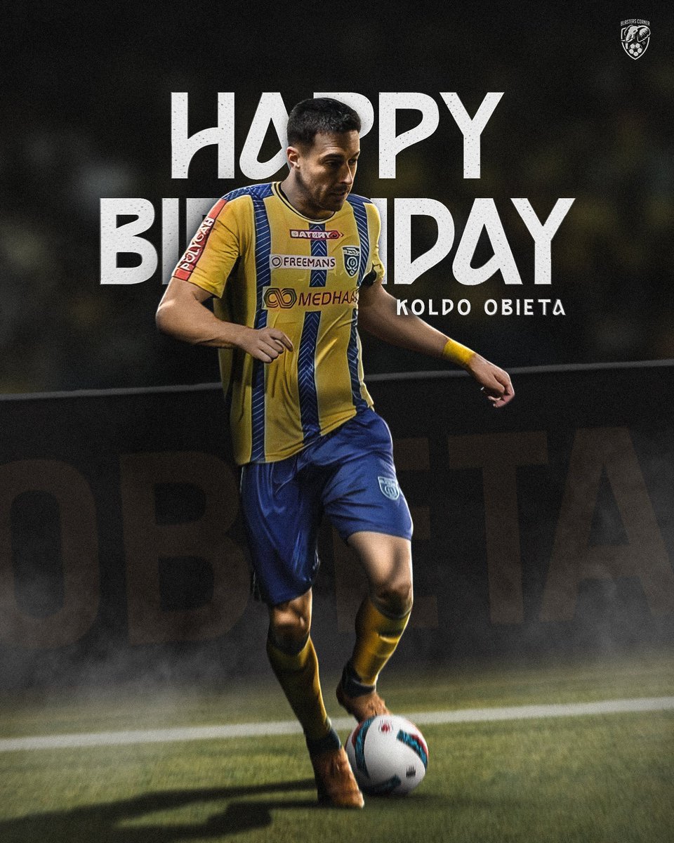 Kbfc_Corner's tweet photo. Happy Birthday Koldo💛
.
.
.
.
.
.
#blasterscorner
#adrianlunatroll
#adrianluna #melbournecity #sahalabdulsamad
#keralablasters #keralablasters💛
#keralablastersfans #manjappada
#manjappada_kbfc #yennumyellow #heroisl #isl https://t.co/4jmz4oLqSm