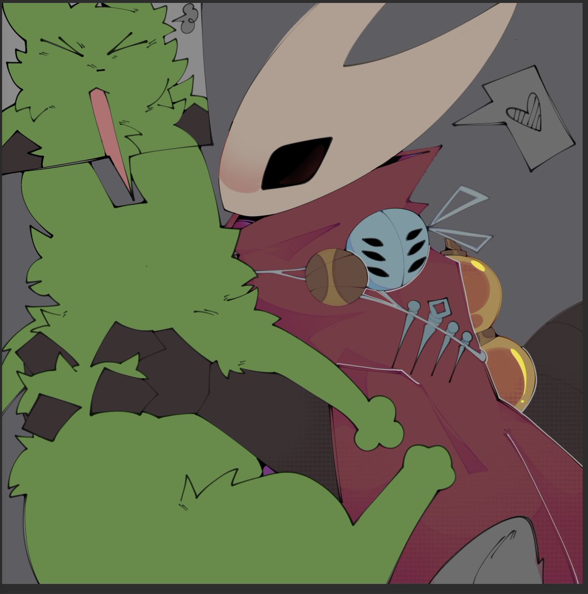 Un finished work from the past 
#RainWorld #SilkSong